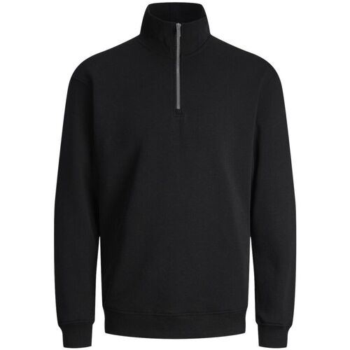 Kleidung Herren Sweatshirts Jack & Jones 12250747 JJEBRADLEY-BLACK Schwarz