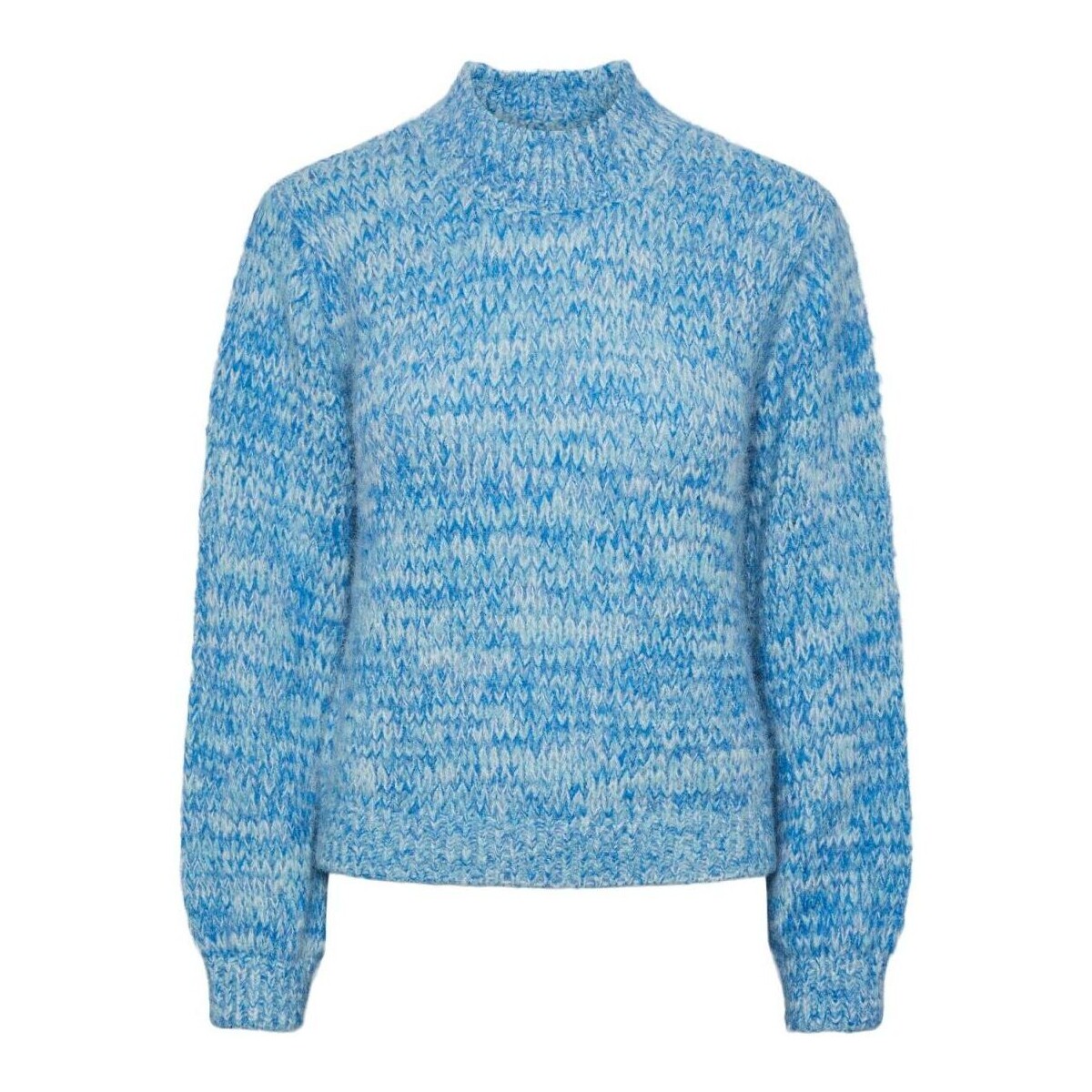 Kleidung Damen Pullover Pieces 17140576 PCNOMANA LS-FRENCH BLUE Blau