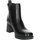 Schuhe Damen Boots Valleverde V46102 Schwarz