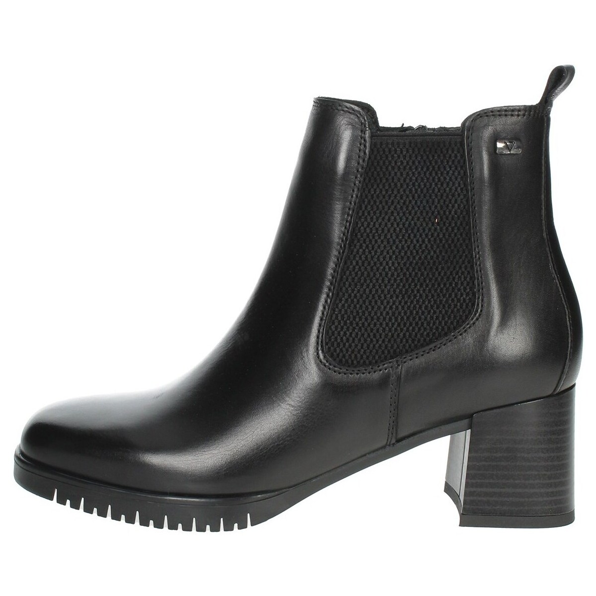 Schuhe Damen Boots Valleverde V46102 Schwarz