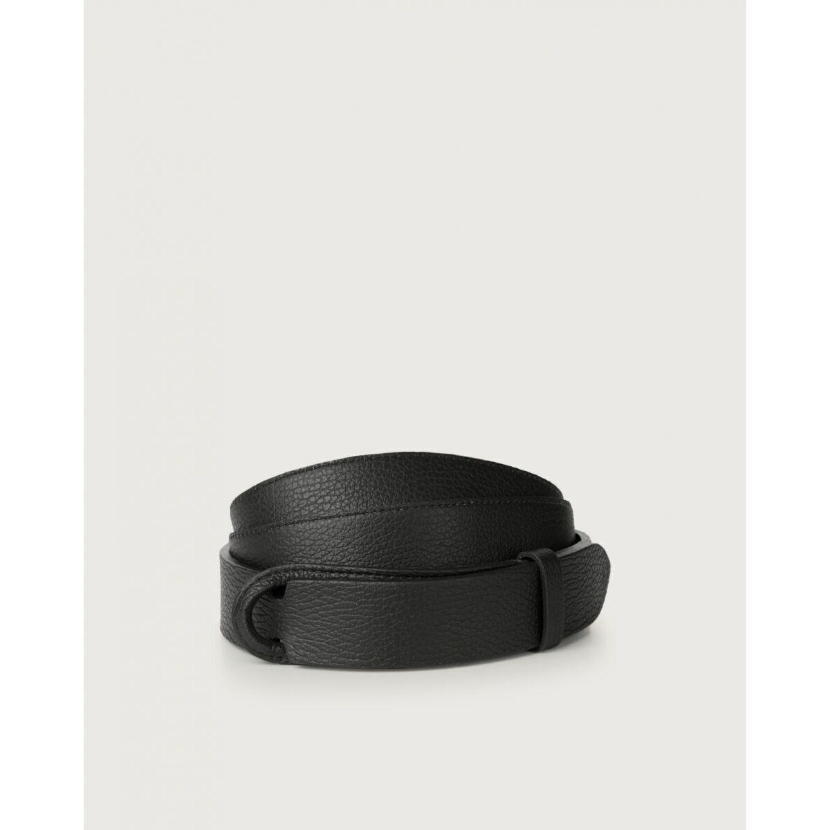 Accessoires Herren Gürtel Orciani NB0039 - MICRON NOBUCKLE-NERO Schwarz