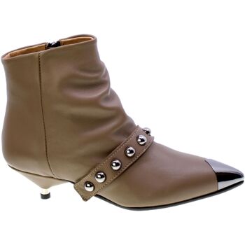 Schuhe Damen Low Boots Gisel Moire 247982 Grau