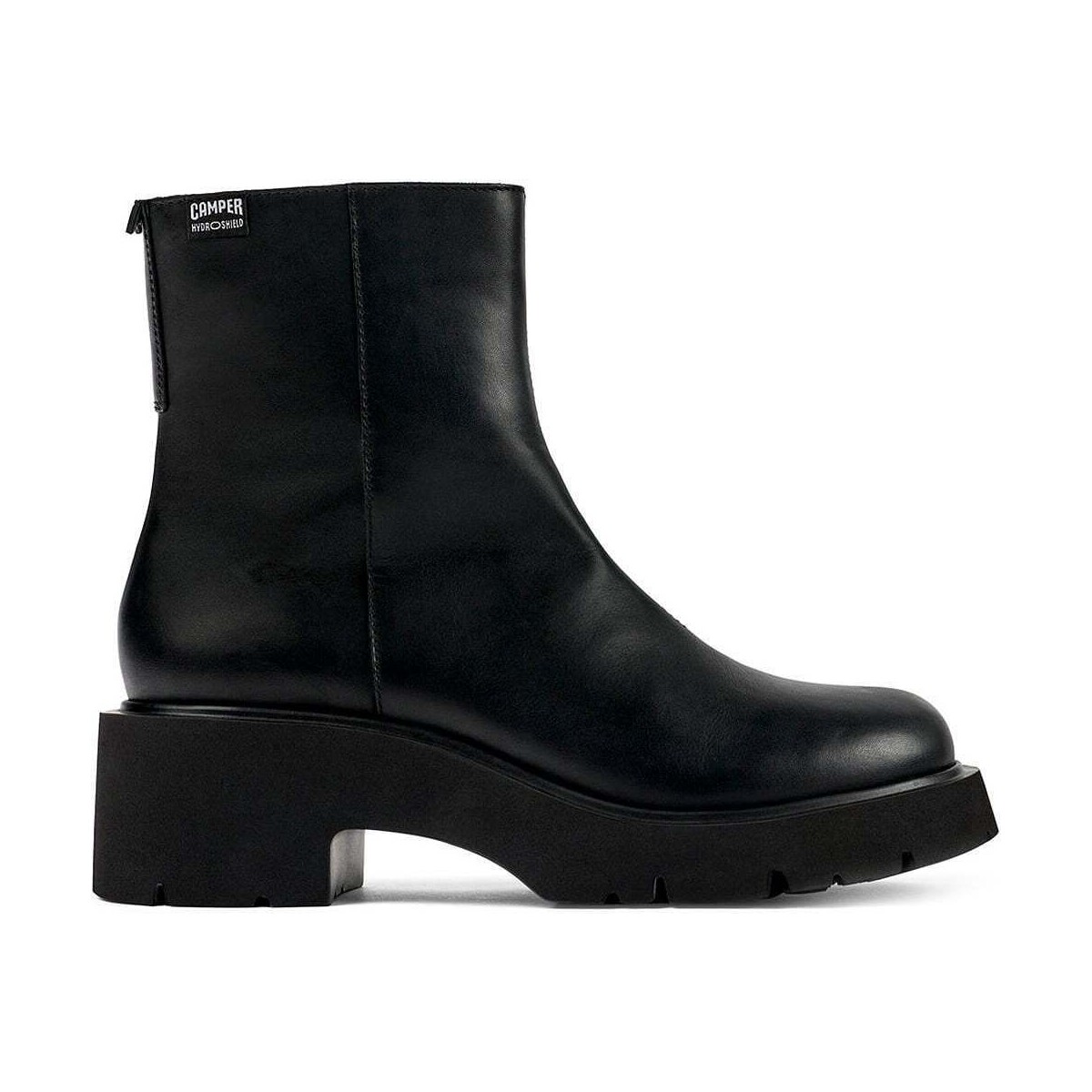 Schuhe Damen Low Boots Camper -STIEFEL MILAH HIDROSHIELD K400725 SCHWARZ_001