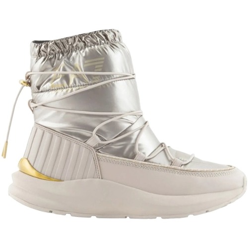 Schuhe Herren Sneaker Emporio Armani EA7 X8M002XK230 Silbern