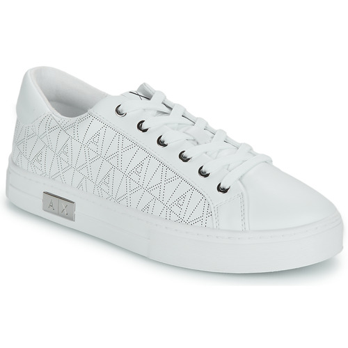 Schuhe Damen Sneaker Low Armani Exchange XDX142 Weiss