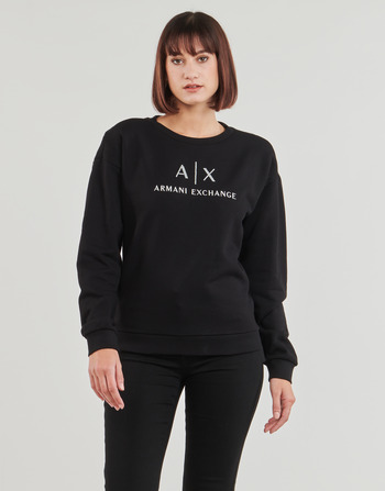 Kleidung Damen Sweatshirts Armani Exchange 3DYMAA Schwarz