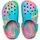 Schuhe Kinder Pantoffel Crocs CR.207464-DQMT Digital aqua/multi