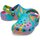 Schuhe Kinder Pantoffel Crocs CR.207464-DQMT Digital aqua/multi