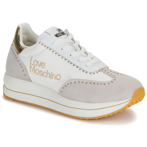Schuhe Damen Sneaker Low Love Moschino DAILY RUNNING Schwarz / Gold