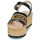Schuhe Damen Sandalen / Sandaletten Love Moschino SANDAL JA16296I0I Schwarz / Beige