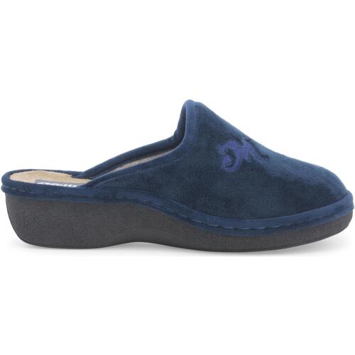 Schuhe Damen Hausschuhe Melluso PD407D-229567 Blau
