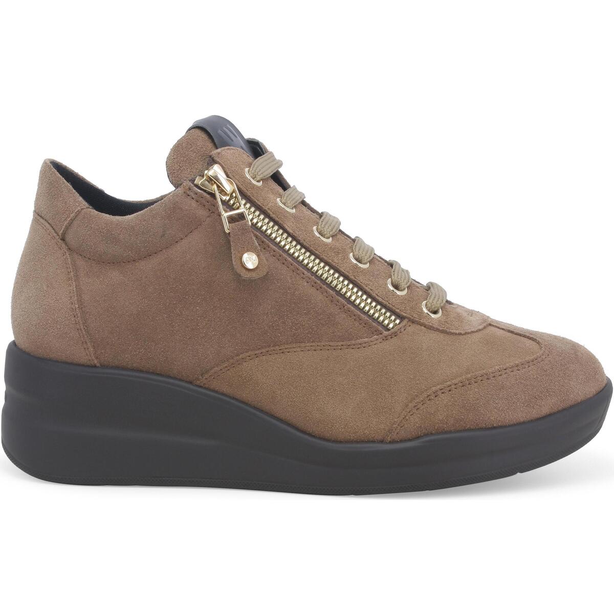Schuhe Damen Sneaker Low Melluso R25625D-229231 Braun