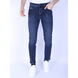 Kleidung Herren Slim Fit Jeans True Rise Heren Jeanshose Erwachsene – Blau