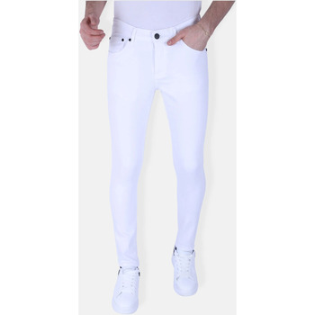 Kleidung Herren Slim Fit Jeans Local Fanatic Neat White Jeans Slim Stretch Weiss
