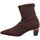 Schuhe Damen Low Boots Pedro Miralles Botines Tejido Elástico Mujer de  25314 Amstel Braun