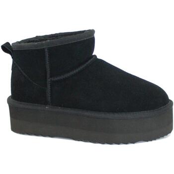 Schuhe Damen Low Boots Funny Duck FUN-I23-WD500-2-BL Schwarz