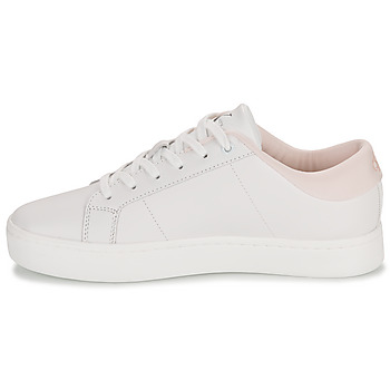 Calvin Klein Jeans CLASSIC CUPSOLE LOWLACEUP LTH Weiss / Rosa