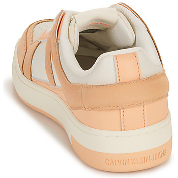 Calvin Klein Jeans BASKET CUPSOLE LOW MIX Weiss / Rosa