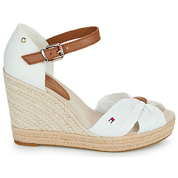 Tommy Hilfiger BASIC OPEN TOE HIGH WEDGE Weiss