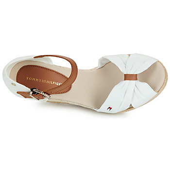 Tommy Hilfiger BASIC OPEN TOE HIGH WEDGE Weiss