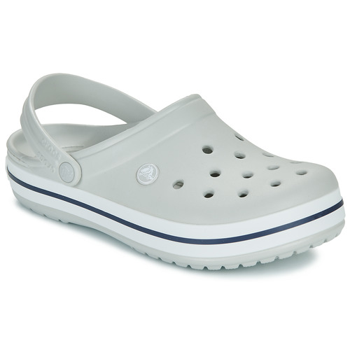 Schuhe Pantoletten / Clogs Crocs Crocband Grau