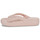 Schuhe Damen Zehensandalen Crocs Classic Platform Flip W Rosa