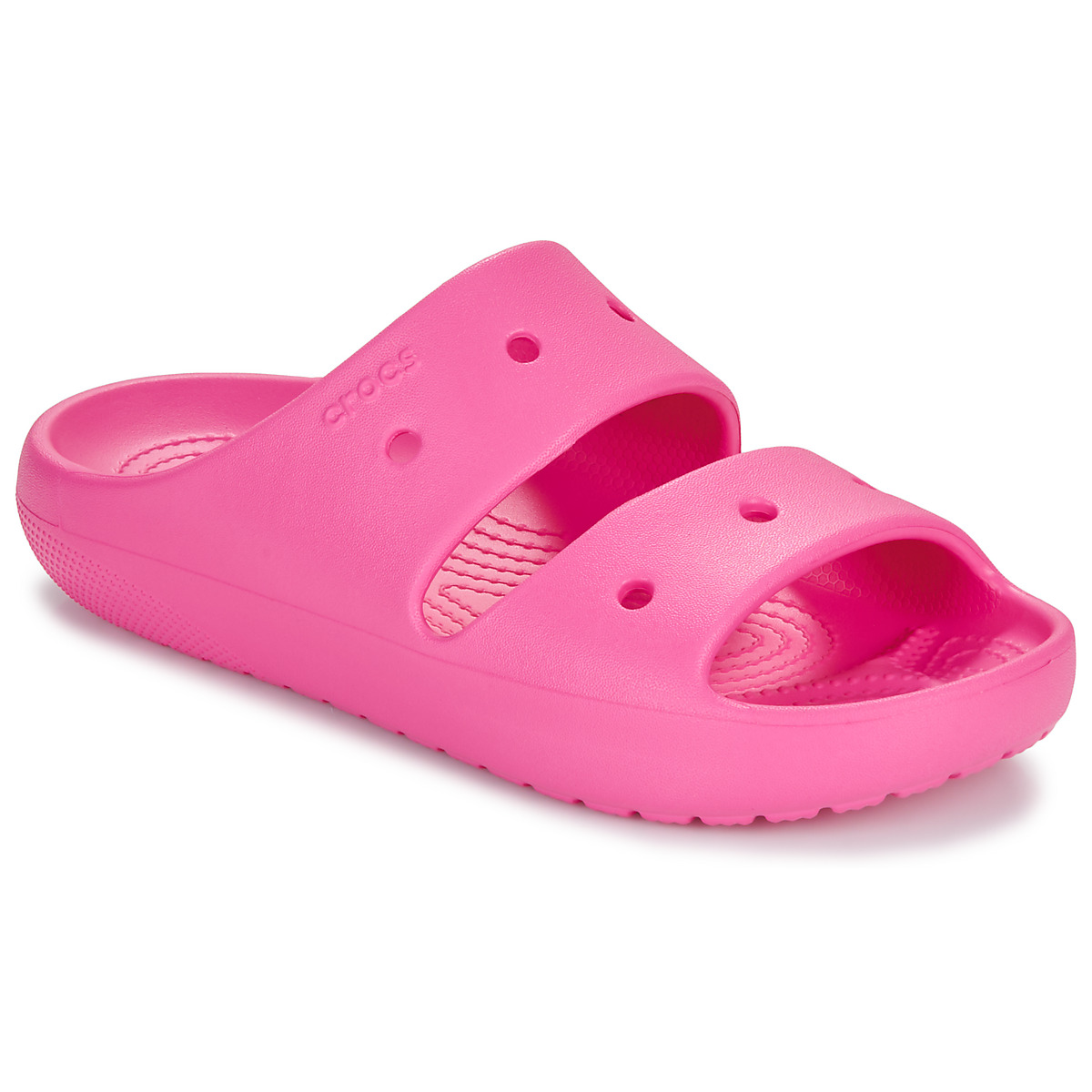 Schuhe Damen Pantoffel Crocs Classic Sandal v2 Rosa