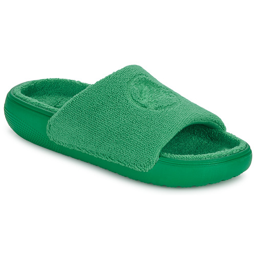 Schuhe Pantoletten Crocs Classic Towel Slide Grün