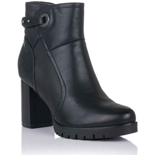 Schuhe Damen Low Boots Hispaflex 23201 Schwarz