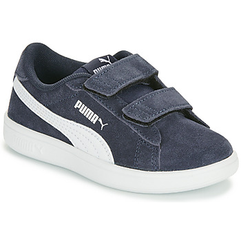 Schuhe Jungen Sneaker Low Puma SMASH 3.0 PS Marine / Weiss