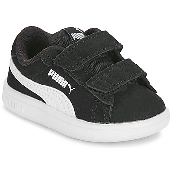 Schuhe Jungen Sneaker Low Puma SMASH 3.0 INF Schwarz / Weiss
