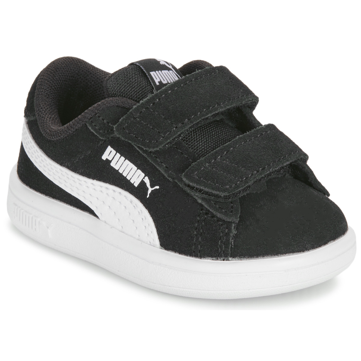 Schuhe Jungen Sneaker Low Puma SMASH 3.0 INF Schwarz / Weiss