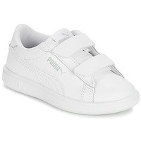 Schuhe Kinder Sneaker Low Puma SMASH 3.0 L PS Weiss
