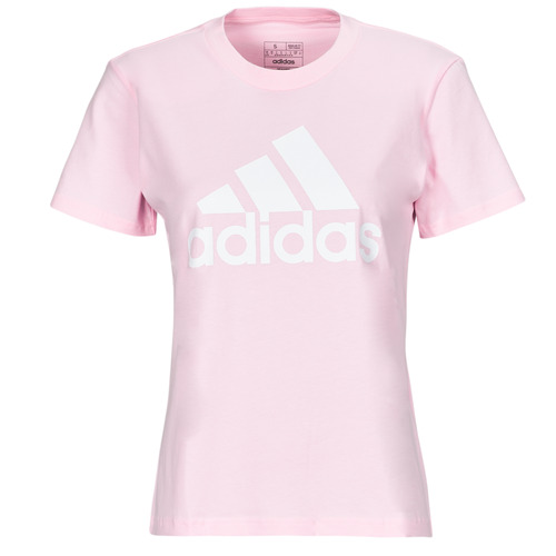Kleidung Damen T-Shirts Adidas Sportswear W BL T Rosa / Weiss