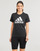 Kleidung Damen T-Shirts Adidas Sportswear W BL T Schwarz / Weiss