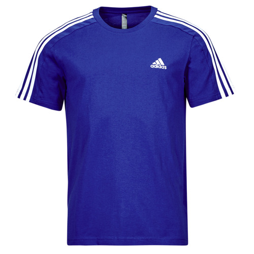 Kleidung Herren T-Shirts Adidas Sportswear M 3S SJ T Blau / Weiss