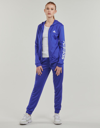 Kleidung Damen Jogginganzüge Adidas Sportswear W LINEAR TS Blau / Weiss