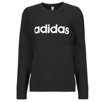 Kleidung Damen Sweatshirts Adidas Sportswear W LIN FT SWT Schwarz / Weiss