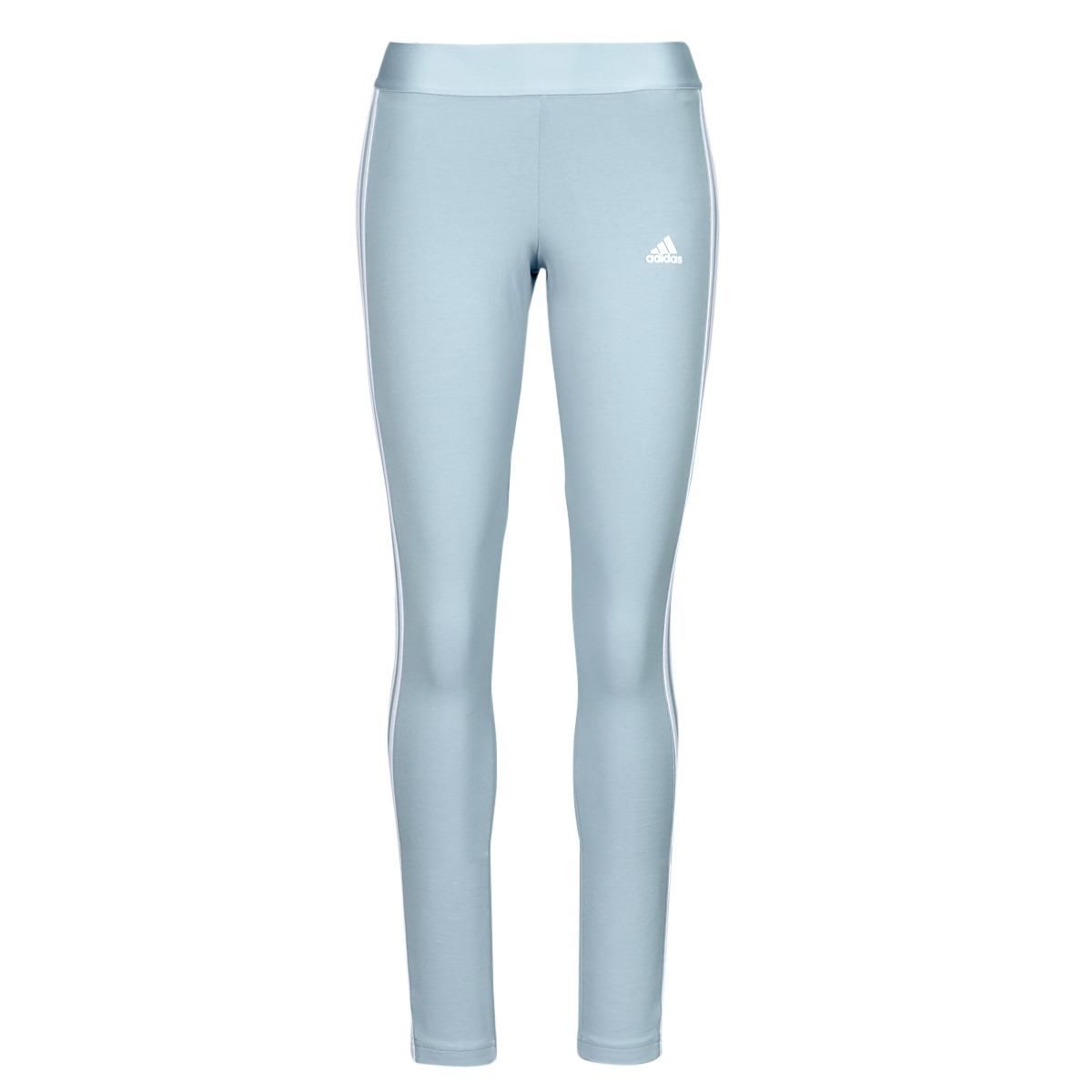 Kleidung Damen Leggings Adidas Sportswear W 3S LEG Blau / Weiss
