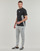 Kleidung Herren T-Shirts Adidas Sportswear M FI 3S REG T Schwarz / Weiss