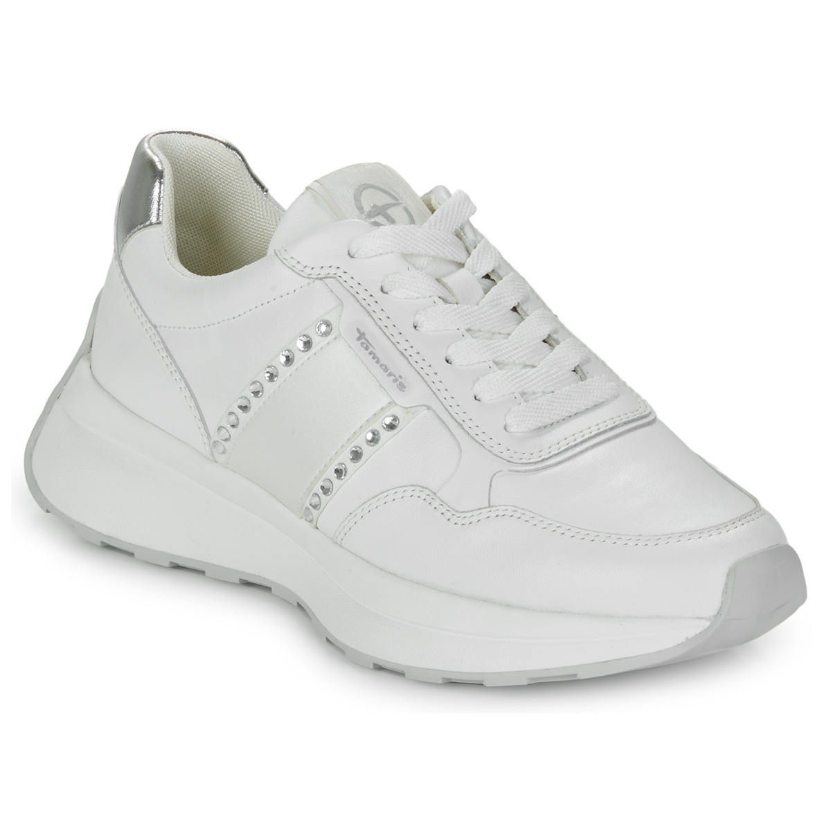 Schuhe Damen Sneaker Low Tamaris 23737-100 Weiss