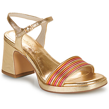 Schuhe Damen Sandalen / Sandaletten Tamaris  Gold / Rot