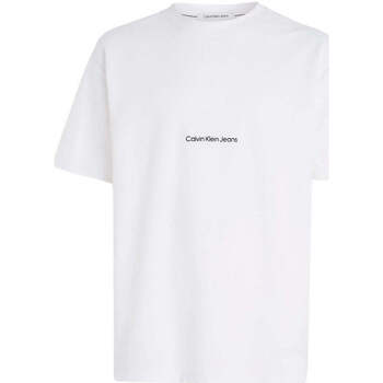 Kleidung Herren T-Shirts & Poloshirts Calvin Klein Jeans  Weiss