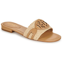 Schuhe Damen Pantoffel Lauren Ralph Lauren ALEGRA-SANDALS-SLIDE Camel / Raphia