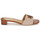 Schuhe Damen Pantoffel Lauren Ralph Lauren FAY LOGO-SANDALS-FLAT SANDAL Cognac / Beige