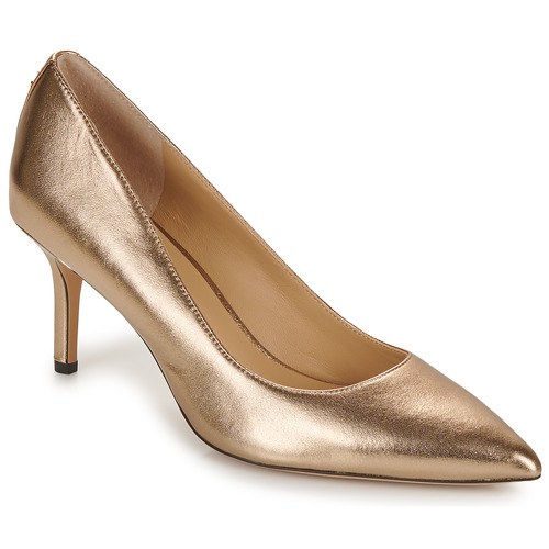 Schuhe Damen Pumps Lauren Ralph Lauren LANETTE-PUMPS-CLOSED TOE Gold