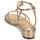 Schuhe Damen Sandalen / Sandaletten Lauren Ralph Lauren FALLON-SANDALS-FLAT SANDAL Gold