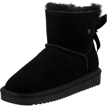 Schuhe Damen Boots Ilc C48-0001-18 Stiefelette Schwarz