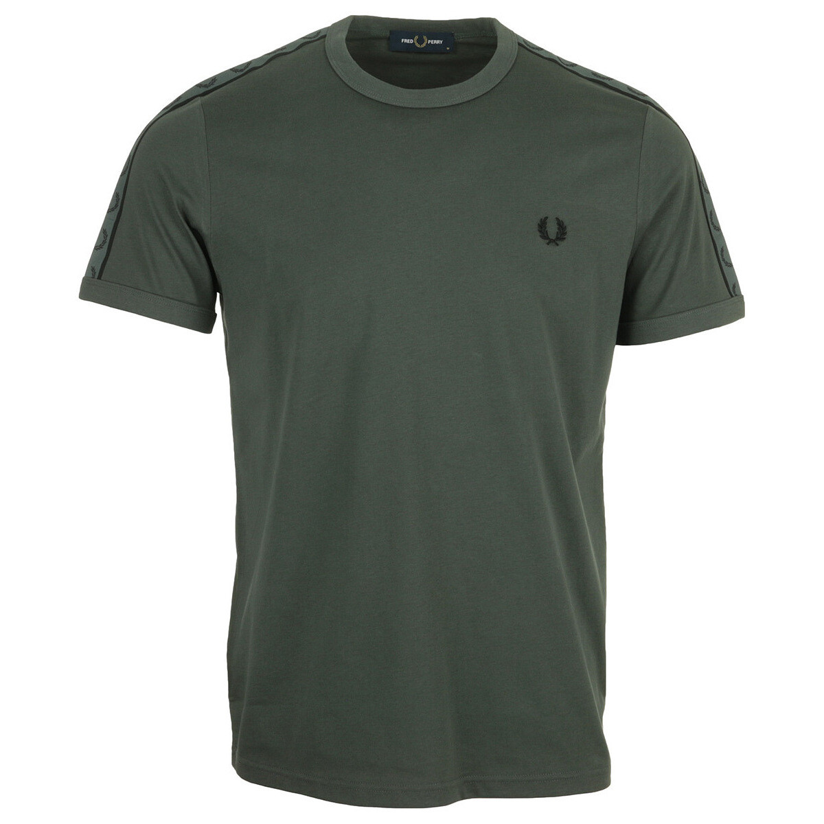 Kleidung Herren T-Shirts Fred Perry Contrast Tape Ringer Grün