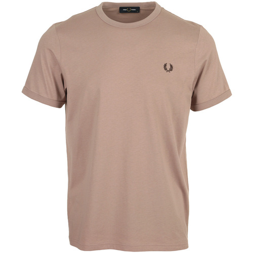 Kleidung Herren T-Shirts Fred Perry Ringer Rosa